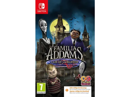 Nintendo Switch La familia Addams: Caos en la mansión (Código descarga)