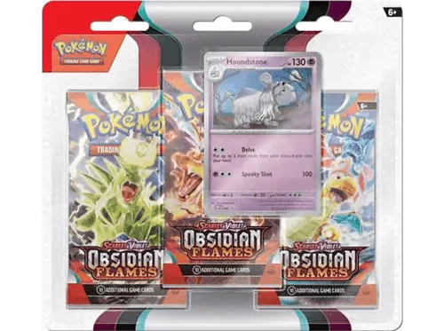 Juego Magicbox  Pokémon TCG: Scarlet & Violet Obsidian Flames Booster 3 Unidades (Inglés)