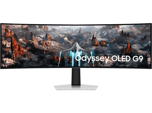 Monitor gaming SAMSUNG Odyssey G9 LS49CG934SUXEN 49" OLED 0.03ms 240 Hz Freesync Premium Pro Silver