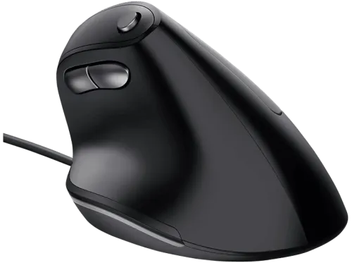 Ratón Trust Bayo Con Cable 4200 dpi Diseño vertical Ergonómico 79% de plástico reciclado Negro