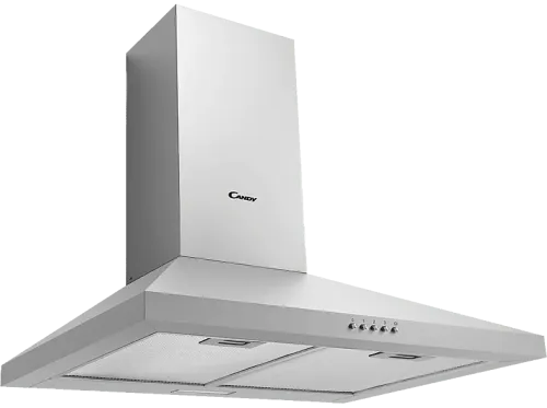 Campana de pared Candy CCE116/1XGG 3 velocidades 285 m³/h 60 cm Inox