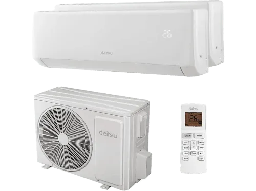 Aire acondicionado Daitsu Liberty DSM-912KDB Split 2x 1 2.149 fg/h + 2.751 fg/h Bomba de calor Blanco