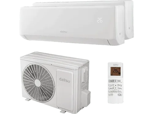 Aire acondicionado Daitsu DSM-9U2KDB Split 2x 1 2.150 fg/h + 2.150 fg/h Bomba de calor Blanco