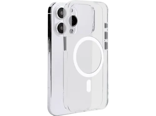 Funda ISY ISC 1113 MagISY Para iPhone 15 Pro Max Poliuretano Transparente