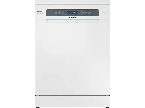 Lavavajillas Candy Rapido' CF 5C7F1W 15 servicios 8 programas Inicio Diferido Motor Inverter 60 cm Conectividad Wi-Fi Blanco