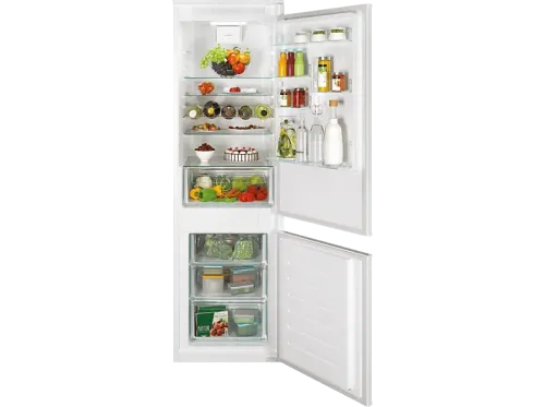 Frigorífico combi Candy Fresco CBL3518EVW Integrable 263 l Low Frost 177.2cm Puertas reversibles Indicador de puerta abierta Wi-Fi Blanco