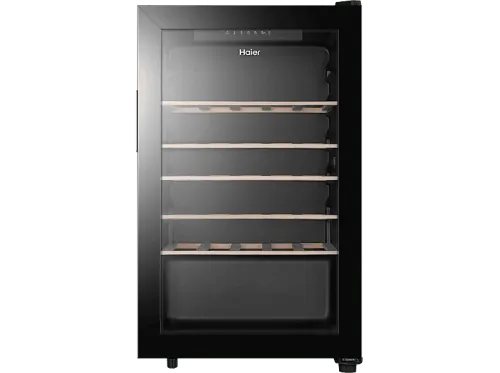 Vinoteca Haier HWS33GG 50 cm 93 l 33 botellas  Filtro anti-UV Display Táctil Iluminación LED Negro