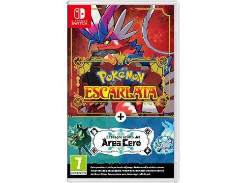 Nintendo Switch Pokémon Escarlata + Pase de Expansión: El Tesoro Oculto del Área Cero