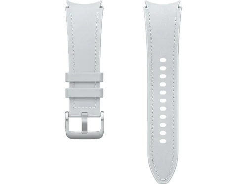 Correa Samsung ET-SHR95SSEGEU Para Galaxy Watch 6 S/M 20 mm Cuero vegano Plata