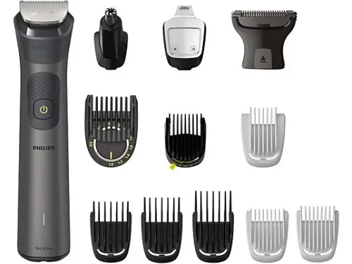 Afeitadora corporal Philips S7000 MG7920/15 13 Peine-guía de precisión Tecnología BeardSense Hasta 120 min Gris