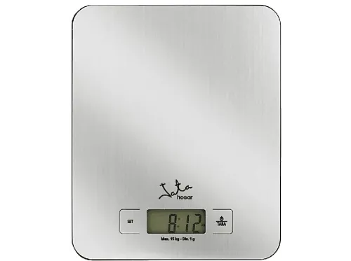 Balanza de cocina Jata 719 15kg función tara acero inoxidable