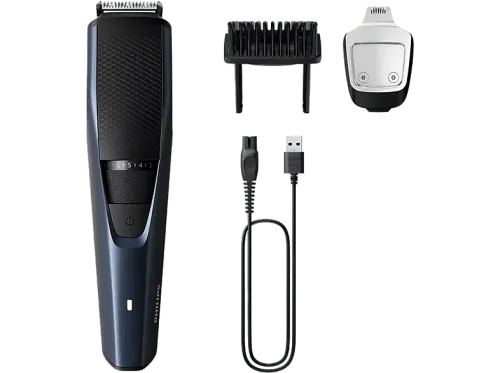Barbero Philips BT3238/15 S3000 90 min Autonomía 3 accesorios 20 niveles de corte Azul