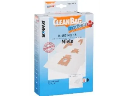 Bolsas de aspirador Scanpart M 157 MIE 15 TYP F-J-M compatible con aspiradores Miele