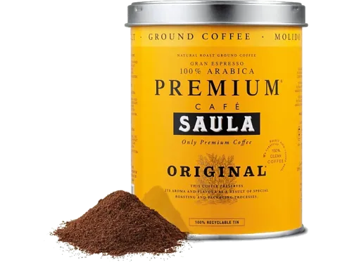 Café molido Saula Gran Espresso Premium Original Arábica Intenso 250g Colombia