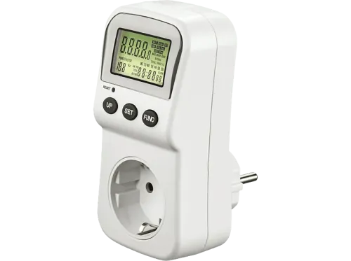 Medidor energía Hama 00223561 37 W 250 V Universal Blanco