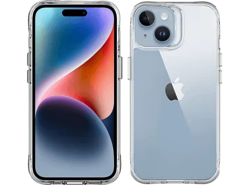 Funda Muvit for Change Shockproof Para iPhone 15 Resistente 2m Materiales reciclables Transparente