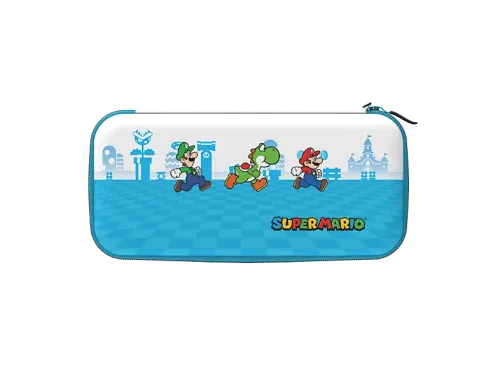 Funda PDP Mario Escape Para Nintendo switch Con cremallera Azul y Blanco