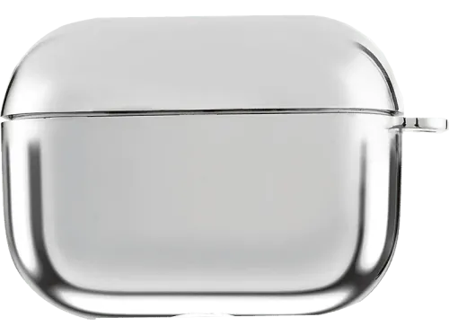Funda ISY IEC-2400-SL Airpods Pro Case Compatible con Appel AirPods Pro LED frontal visible Plata