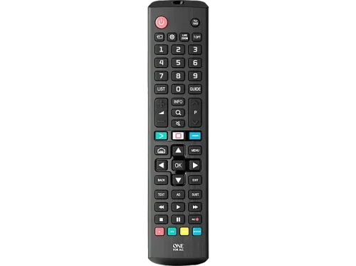 Mando a distancia One for all URC1311 Para televisores LG Pilas AAA Negro