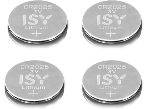 Pilas ISY IBA 2025-1 4 Piezas 3V Litio Universal