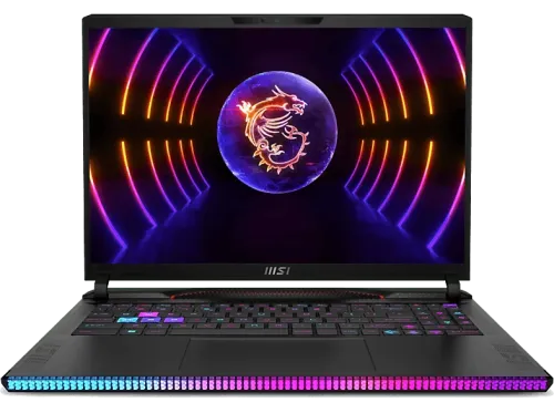 Portátil gaming MSI Raider GE68HX 13VG-208ES 16" UHD+ Intel® Core™ i9-13980HX 32GB RAM 2TB SSD GeForce RTX™ 4070 Windows 11 Home Advanced