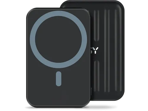 Powerbank ISY IMC 5000 5000 mAh USB Carga inalámbrica Negro
