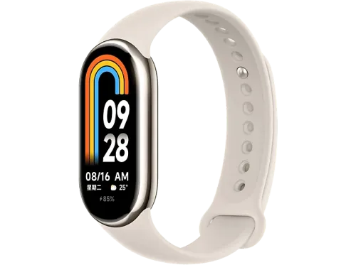 Pulsera de actividad Xiaomi Smart Band 8 1.62" AMOLED Batería hasta 16 días Monitoreo de salud 150 modos de entrenamiento Gold,