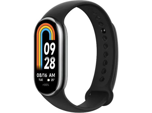 Pulsera de actividad Xiaomi Smart Band 8 1.62" AMOLED Batería hasta 16 días Monitoreo de salud 150 modos de entrenamiento Negro,
