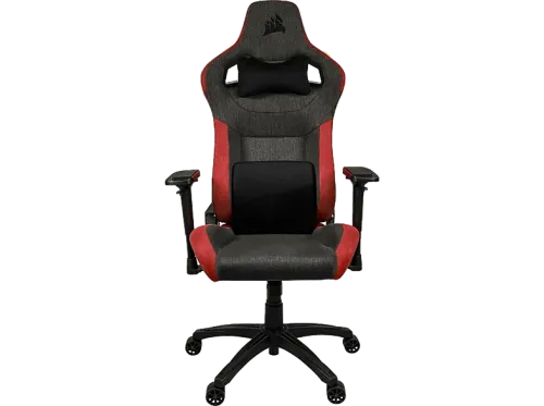 Silla gaming Corsair T3 Rush Reposacabezas 4D Espalda inclinable Hasta 120 kg Almohadilla incluida Rojo