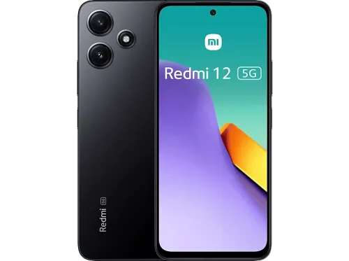 Móvil Xiaomi Redmi  12 5G Negro 256 GB 8 GB RAM 6.79 " Full HD+ Snapdragon 4 Gen 2 5000 mAh Android 13 MIUI 14