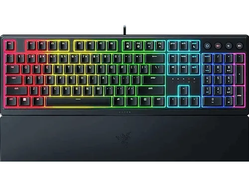 Teclado gaming Razer Ornata V3 Por Cable Retroiluminación Ambidiestro Membrana mecánica QWERTY Negro