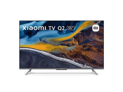 TV QLED 55" Xiaomi TV Q2 QLED 4K Ultra HD Dolby Vision IQ HDR10 Dolby Atmos Smart TV DVB-T2 (H.265) Plateado