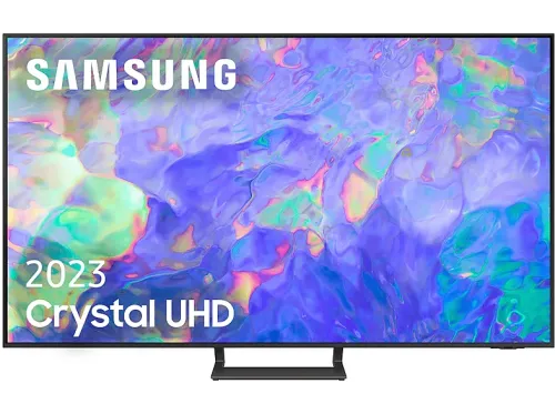 TV LED 65" Samsung TU65CU8500KXXC UHD 4K Dynamic Crystal Color Object Tracking Sound Lite Adaptive Sound Smart TV Titan Gray