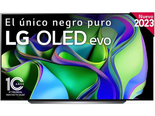 TV OLED 83" LG OLED83C34LA OLED 4K Inteligente α9  4K Gen6 Smart TV DVB-T2 (H.265) Negro