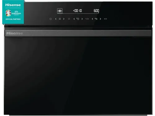 Horno con microondas Hisense BIM45342ADBG Pirolítico 50 l 59.5 cm Doble Grill Inverter Negro