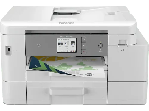 Impresora multifunción Brother MFCJ4540DW Inyección de tinta Impresión Color/Monocromo Fax Wi-Fi Gris