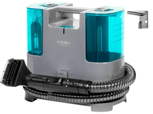 Aspirador sin bolsa Cecotec Conga PopStar 3000 CarpetClean Tapicerías 3en1 400 W Depósito 1.2 L Depósito agua sucia 0.5L Dark