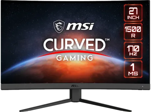 Monitor gaming MSI G27CQ4 E2 27" WQHD Curvo 1 ms 170 Hz FreeSync Premium Negro