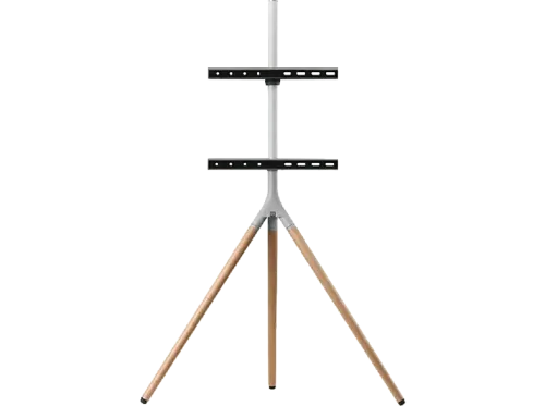 Soporte TV One For All WM7472 De pie tipo trípode De 32" a 65" Hasta 30 kgs Madera y plata