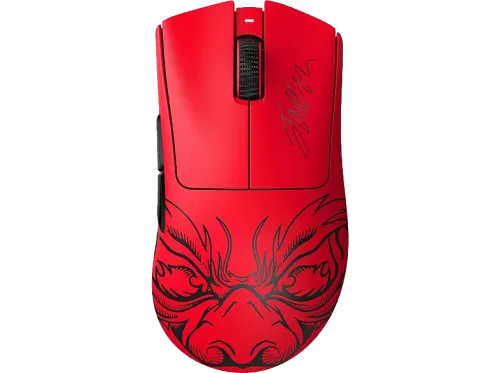 Ratón gaming Razer DeathAdder V3 Pro Faker Edition Cableado e inalámbrico  Sensor óptico Focus Pro 30K 5 teclas programables Rojo
