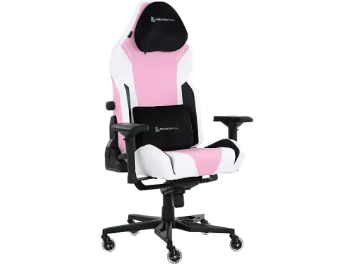 Silla gaming Newskill Gaming Banshee Rosa Polipiel Reposabrazos 4D Ajustable Transpirable