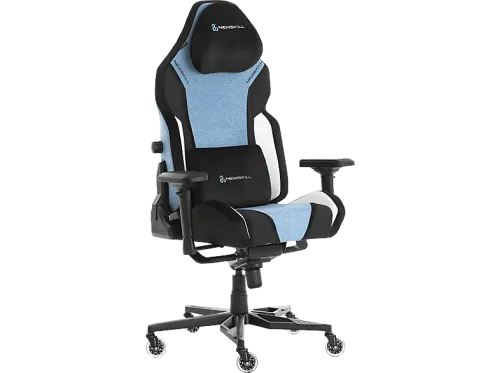 Silla gaming Newskill Gaming Gamer Banshee Tela Azul Transpirable Cojín cervical Reclinable