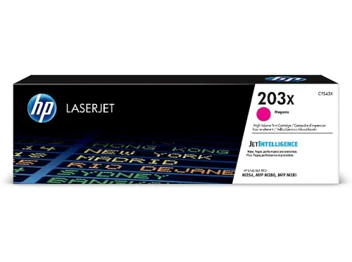 Tóner HP 203X LaserJet Magenta CF543X