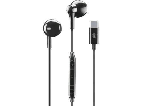 Auriculares Music Sound Cápsula Micrófono integrado Control Remoto Integrado USB‑C Negro