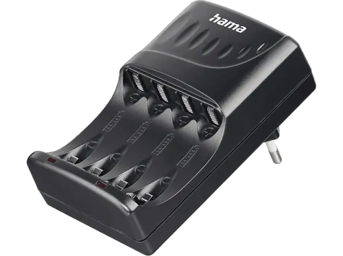 Cargador para pilas Hama 00223553 Universal Pilas AA y AAA Negro