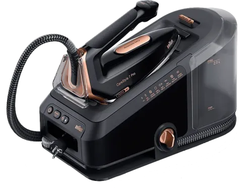 Centro de planchado Braun Carestyle 7 Pro IS7286BK 2.700 W 8 bar 650 g/min Suela eloxal plus Antical Negro
