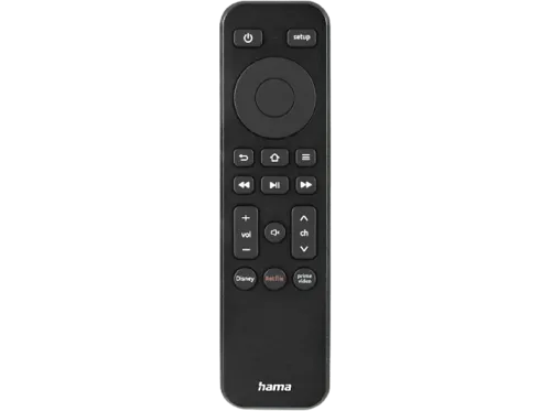 Mando a distancia Hama Universal para televisores Smart TV y dispositivos SAT-STB Negro