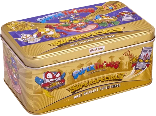 Figura MagicBox Gold Tin SuperSpecials V Superthings Lata Multicolor