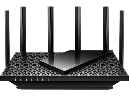 Router WiFi TP-Link Archer AXE75 5400 Mbps MU-MIMO 6 antenas Compatible con Alexa Negro
