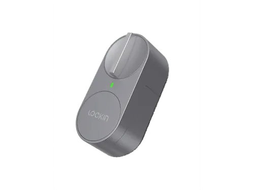 Cerradura electrónica MUVIT IO Retrofit Diy Inteligente Lockin Home Bluetooth Huella dactilar Gris